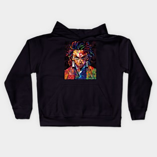 Demon Slayer Courageous Combat Kids Hoodie